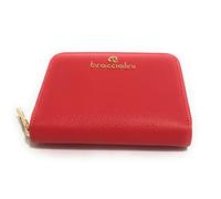 Braccialini Portafoglio zip around Basic in pelle rosso AS23BR06 B17191 ROSSO