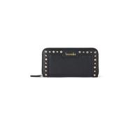 Braccialini Portafoglio lungo con chiusura zip, dal design elegante con dettagli in strass e borchie metalliche color oro. Dispone di numerosi slot per tessere, carte di credito e documenti, ampio sco