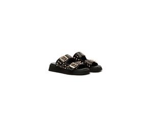 Braccialini Sandalo Donna Estivo Borchie e Fibbie metalliche