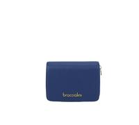 Braccialini Basic Portafoglio piccolo in pelle di colore oro con la logatura in rilievo dorata.