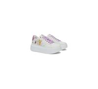 Braccialini Sneakres Lt Sneakers bianca dal design romantico e divertente, impreziosita da dettagli multicolore e una stampa laterale con Tweety, cuori stilizzati e la Torre Eiffel. I lacci lilla e la