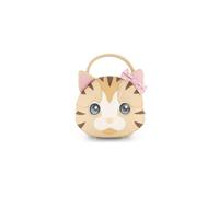 Braccialini Temini Borsa a mano in pelle a forma di dolcissima gattina, pensata per conquistare al primo sguardo con il suo design tenero e ricco di personalità. Le orecchie tridimensionali, i grandi