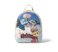 Zaino donna Braccialini Cartoline, Maldive - Tabella Colori: Multicolore