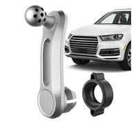 Braccio a doppia presa - Clip per supporto da auto da 17 mm, supporto per telefono per auto moto, accessori per asta connettore di montaggio flessibile | Adattatore di estensione portatile in lega di