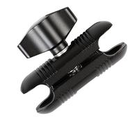 Braccio a doppia presa (lunghezza 6,1 cm) si collega solo all'adattatore a testa a sfera da 17 mm, compatibile con supporto per telefono da auto a sfera da 17 mm e supporto GPS Garmin