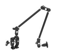 Braccio Articolato Regolabile, Lunghezza 57 Cm, Viti da 1/4 Pollice 3/8 Pollice, Testa a Sfera con Rotazione di 360°, per Supporto per Fotocamera Telefono Monitor Microfono,