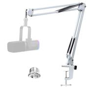 Braccio bianco per microfono Fifine AM8, compatibile con microfono Fifine AM8, professionale, regolabile, colore bianco YOUSHARES