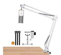 Braccio bianco per Razer Seiren X, supporto per microfono da scrivania bianco compatibile con microfono Razer Seiren X, microfono Razer Seiren X, braccio bianco perfetto per podcast, giochi, registrazione