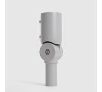 Braccio Colonna Direzionabile 90º Ø44 mm per Apparecchi Stradali Grigio