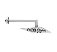 Braccio con Soffione Quadrato Ottone Cromato Twiggy 200 x 200 Bossini