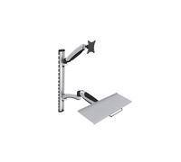 Braccio da parete singolo 1xLCD + tastiera max 27 DA-90354