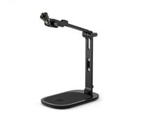 Braccio da studio desktop RØDE DS3 con base pesata, testina a sfera di precisione, montaggio universale da 1/4" e 5/8", gestione dei cavi per microfoni, telecamere e creatori di contenuti