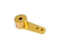 Braccio del timone in lega di alluminio per auto e barche modello RC, progettato per alberi da 3 1 mm a 5 1 mm con fori di fissaggio laterali per un fissaggio sicuro (5,1 mm)