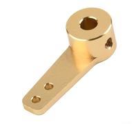 Braccio del timone in lega di alluminio per auto e barche modello RC, progettato per alberi da 3 1 mm a 5 1 mm con fori di fissaggio laterali per un fissaggio sicuro (4,1 mm)