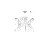 Braccio Di Collegamento Sospensione Posteriore Destro Per Mazda 3 - B45A-28-200