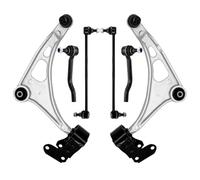 Braccio di comando Compatibile Con Acura Per MDX 2014 2015 2016 2017 2018 2019 2020 6 Pezzi Anteriore Inferiore Braccio Di Controllo Barra Antirollio Collegamento Tirante MS601229 MS601230