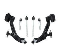Braccio di comando Compatibile Con CR-V 2015 2016 K622943 K622942 6 Pezzi Bracci Di Controllo Sospensione Anteriore Inferiore Con Kit Tiranti Interni Ed Esterni Con Giunti Sferici