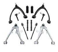 Braccio di comando Compatibile Con GMC Per Sierra 1500 2009-2013, Per Yukon 2007-2014, Kit Barra Stabilizzatrice, Barra Di Controllo Anteriore Superiore E Inferiore, Collegamento Stabilizzatore