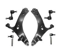 Braccio di comando Compatibile Con Subaru Per Forester 2009-2013 Per Impreza WRX 2011-2014 Set Di Tiranti Collegamento Barra Antirollio Anteriore Inferiore 6 Pezzi MS801051 MS801052 K750049