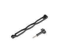 Braccio di estensione in lega di alluminio per supporto della fotocamera, interfacce a 2 poli, perfetto per motociclismo, equitazione, avventura, smorzamento del pulsante, bastone per selfie