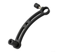 Braccio di estensione per esca da pesca, 14 x 3,2 x 2,4 cm, braccio di montaggio in lega per scatola di attrezzature, posizionamento regolabile, finitura liscia, pescatori e pescatori da riva (manico