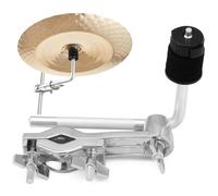 Braccio di estensione per piatti a sgancio rapido con asta a L regolabile e morsetto, accessorio per batteria in metallo