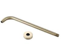 Braccio di estensione per soffione doccia, Braccio nero opaco 30CM-40CM Supporto da parete in ottone massiccio for cielo utilizzare con testa universale(Brushed Gold-300mm)