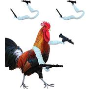 Braccio di pollo stampato in 3D per polli veri, vero braccio di pollo, accessori protesici per polli stampati in 3D, interessante decorazione di pollo con collo indossato sui polli, senza piume