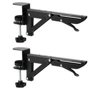 Braccio di prolunga da scrivania - Supporto di prolunga per desktop no-punch, braccio per monitor da scrivania, supporto per monitor regolabile, estensione per montaggio da tavolo, per casa, Arbei