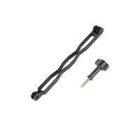 Braccio di prolunga in lega di alluminio per supporto fotocamera, interfaccia a 2 denti, perfetto per motociclismo, avventura, smorzamento Throb, autoritratto stick