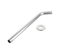 Braccio di prolunga per soffione doccia in acciaio inox con posizioni diritte e angolate, lunghezza 15-35 cm, attacco G1/2", per docce a bassa pressione o multigetto (35 cm)