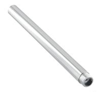 Braccio di prolunga per soffione doccia in acciaio inox cromato, tubo regolabile, attacco G1/2, finitura lucida, adatto per soffioni doccia portatili o a pioggia, 25 cm