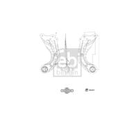 Braccio Di Sospensione Posteriore Sinistro Per Mazda 3 FEBI BILSTEIN FE186459