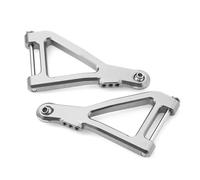 Braccio di sospensione superiore anteriore in lega di alluminio RC parti di aggiornamento per 1/10 UD1002 UD1002SE SG1002 Breve Course Truck Off-Road RC Car (Argento)