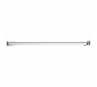 Braccio di Supporto per Doccia in Acciaio Inossidabile 57,5 cm Argento | Finitura cromata lucida, distanziatore in dotazione, vetri 4-6 mm, montaggio senza fori, ambienti umidi