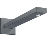 Bras de douche à main Karree 389 mm, 27694340, 27694340, Colorazione: Nero spazzolato