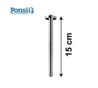 Braccio doccia a soffitto lunghezza 150 mm - Ponsi