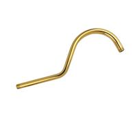 Braccio doccia alto a forma di S, resistente alla ruggine, in acciaio, design per bagno di lusso superiore