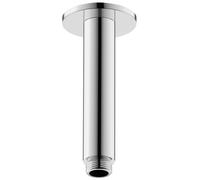 Braccio doccia Duravit collegamento a soffitto, rosetta rotonda, 125 mm, crom...