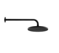 Braccio doccia Duravit, rosetta rotonda, 410 mm, UV0670028046, colore: nero o...