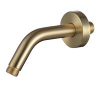 Braccio doccia in acciaio inossidabile, tubo di prolunga for soffione doccia a parete, cromato argento, accessori for il bagno, sostituzione del rubinetto Per Bagno(Brushed Gold)