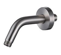 Braccio doccia in acciaio inossidabile, tubo di prolunga for soffione doccia a parete, cromato argento, accessori for il bagno, sostituzione del rubinetto Per Bagno(Brushed Nickel)