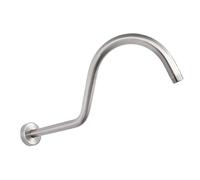 Braccio doccia moderno a forma di S alto braccio doccia moderno a forma di S semplice installazione per installazioni e facile pulizia Aggiornamenti del bagno di lusso