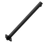 Braccio Doccia Nero, CHSEROK 40 cm Braccio Doccia a Parete in Acciaio, Robusto, Resistente e Come Nuovo da Tempo, Semplice ed Elegante, Adatto per Installare un Soffione Doccia