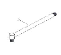 BRACCIO DOCCIA PER ART 100-PAB-B/N