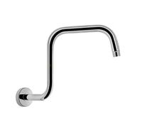 Braccio doccia per doccia rialzata Estensione for soffione doccia a collo d'oca alto da 13 pollici con flange Braccio di estensione for Elegante bagno Migliore vendita(Chrome)