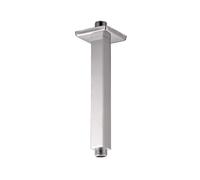 Braccio doccia quadro installazione soffitto 30 cm in colore cromo Damast Idra 1