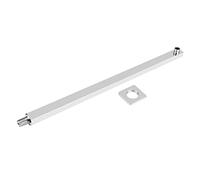 Braccio Doccia Regolabile 60 cm in Acciaio Inox, Supporto Doccia a Parete Universale, Componenti per Doccia Rettilinei, Accessori Bagno Moderni