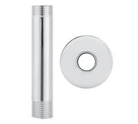 Braccio doccia superiore in acciaio inossidabile con montaggio a soffitto G1/2 pollici Braccio doccia a scomparsa cromato per accessori doccia da bagno