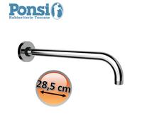 Braccio doccia tondo curvo lusso - L. 285 mm - Ponsi